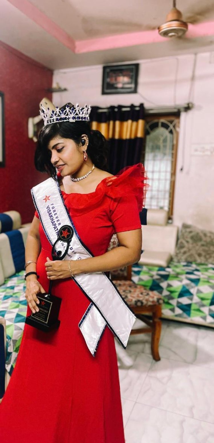 Divya Behara Crowned Mrs. Visakhapatnam 2023 in Forever Mrs. India Pageant